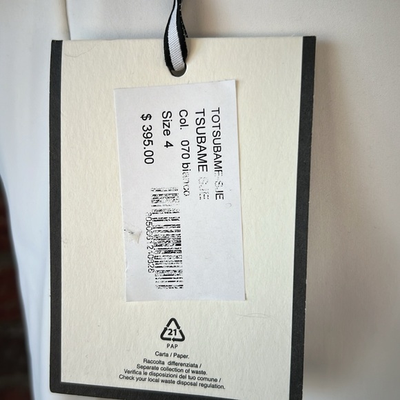 Chiara Boni La Petite Robe Tsubame Sje Cold-Shoulder Top size 4 NWT - Picture 7 of 7